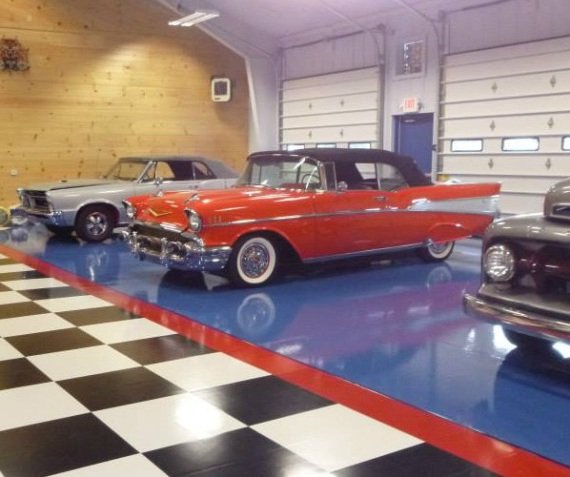 Commercial flooring installation